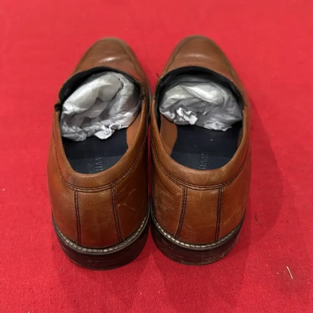 Cole Haan Brown Leather Loafers Slip-On Classic